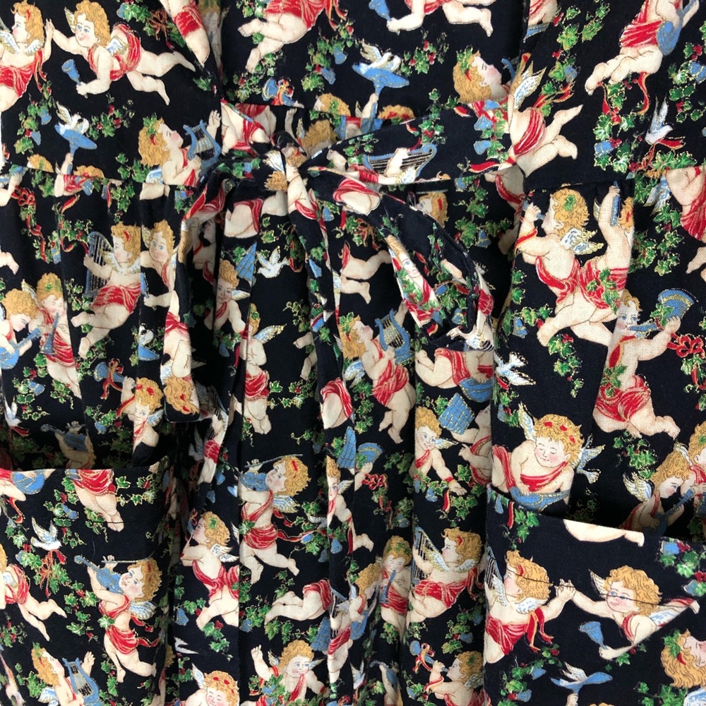 Vintage | cherub tie waist pinafore dress - Picture 4 of 5